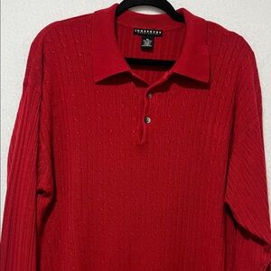 CONSENSUS SPORTSWEAR Red Men's Polo Shirt